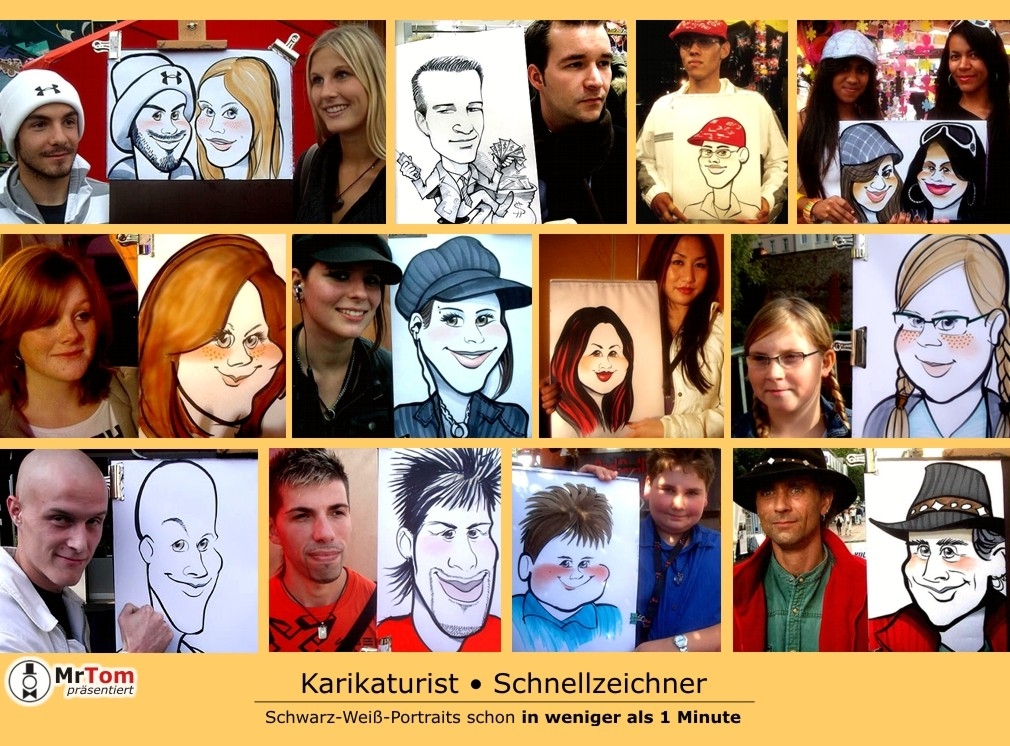 Karikaturen, Karikaturist, Schnellzeichner, Cartoon