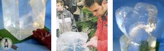 selbst Eisskulpturen-Schnitzen lernen, Ice-Carving LIVE, Erlebnisworkshop, Managertraining • Künstleragentur MrTom aus Dortmund im Ruhrgebiet in Nordrhein-Westfalen / NRW